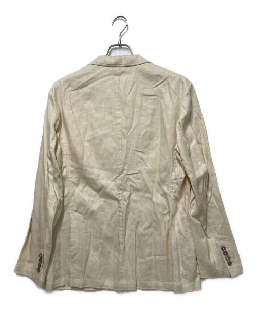 ESTNATION（エストネーション）ESTNATION (エストネーション) ヘリンボーンジャケット ベージュ サイズ:Ｌの古着・服飾アイテム