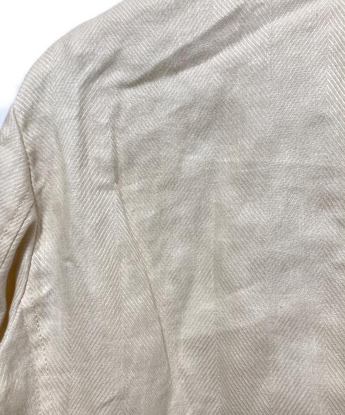 ESTNATION（エストネーション）ESTNATION (エストネーション) ヘリンボーンジャケット ベージュ サイズ:Ｌの古着・服飾アイテム