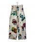 CABAN（キャバン）の古着「シルクツイル IBIZAプリントイージーパンツ」｜ホワイト
