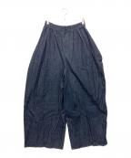 AEWEN MATOPHイウエン マトフ）の古着「デニム コクーン ワイドパンツ」｜インディゴ