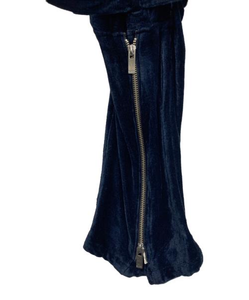 sulvam（サルバム）sulvam (サルバム) ベロアパンツ ネイビー サイズ:Mの古着・服飾アイテム