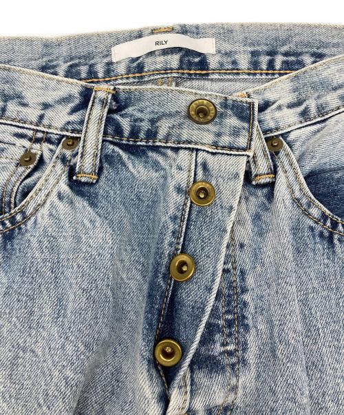 RILY（リリー）RILY (リリー) Chemical Wash Denim Pants インディゴ サイズ:Ｓの古着・服飾アイテム