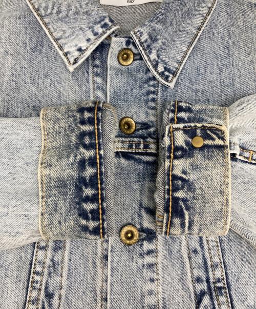 RILY（リリー）RILY (リリー) デニムジャケット インディゴ サイズ:Mの古着・服飾アイテム