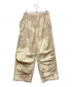 KAPTAIN SUNSHINEキャプテンサンシャイン）の古着「リップストップオーバーパンツ」｜ベージュ