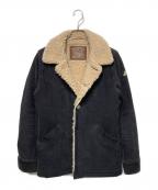 TMTティーエムティー）の古着「VINTAGE SLUB CORDUROY BOA RANCH COAT」｜ブラック
