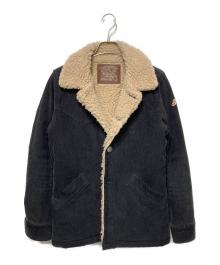 TMT（ティーエムティー）の古着「VINTAGE SLUB CORDUROY BOA RANCH COAT」｜ブラック