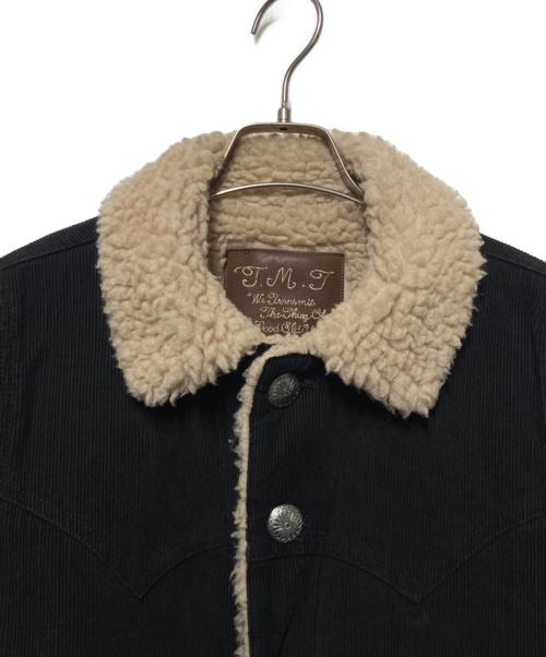 TMT（ティーエムティー）TMT (ティーエムティー) VINTAGE SLUB CORDUROY BOA RANCH COAT ブラック サイズ:Sの古着・服飾アイテム