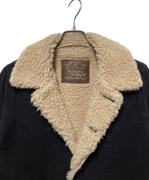 TMT（ティーエムティー）TMT (ティーエムティー) VINTAGE SLUB CORDUROY BOA RANCH COAT ブラック サイズ:Sの古着・服飾アイテム
