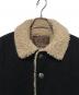 中古・古着 TMT (ティーエムティー) VINTAGE SLUB CORDUROY BOA RANCH COAT ブラック サイズ:S：8000円