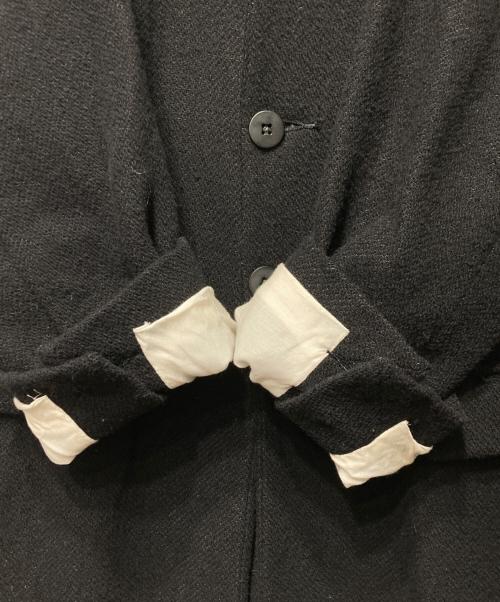 KLASICA（クラシカ）KLASICA (クラシカ) ツイードウールリネンコート ブラック サイズ:3の古着・服飾アイテム