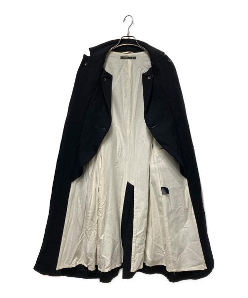 KLASICA（クラシカ）KLASICA (クラシカ) ツイードウールリネンコート ブラック サイズ:3の古着・服飾アイテム
