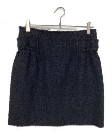 MARNI（マルニ）の古着「ヴィンテージウールタイトスカート」｜ブラック