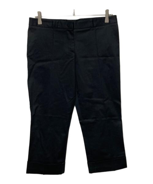 MIU MIU（ミュウミュウ）MIU MIU (ミュウミュウ) スラックス ブラック サイズ:40の古着・服飾アイテム