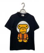 A BATHING APEアベイシングエイプ）の古着「BABY MILO プリントTシャツ」｜ブラック