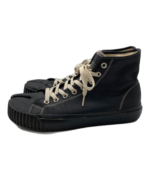 Maison Margiela（メゾンマルジェラ）Maison Margiela (メゾンマルジェラ) Tabiハイカットスニーカー ブラック サイズ:42の古着・服飾アイテム