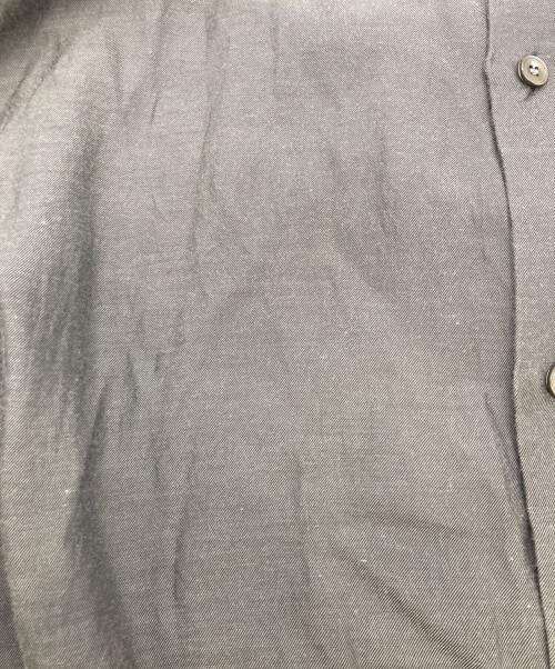 wirrow（ウィロウ）wirrow (ウィロウ) Cupro Cotton Caftan Shirt グレー サイズ:3の古着・服飾アイテム