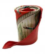 HERMESエルメス）の古着「カレ90 オートゥイユの5月」｜レッド×ホワイト