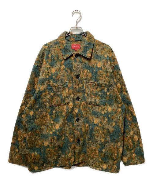 SUPREME（シュプリーム）SUPREME (シュプリーム) paisley fleece shirt オリーブ サイズ:Lの古着・服飾アイテム