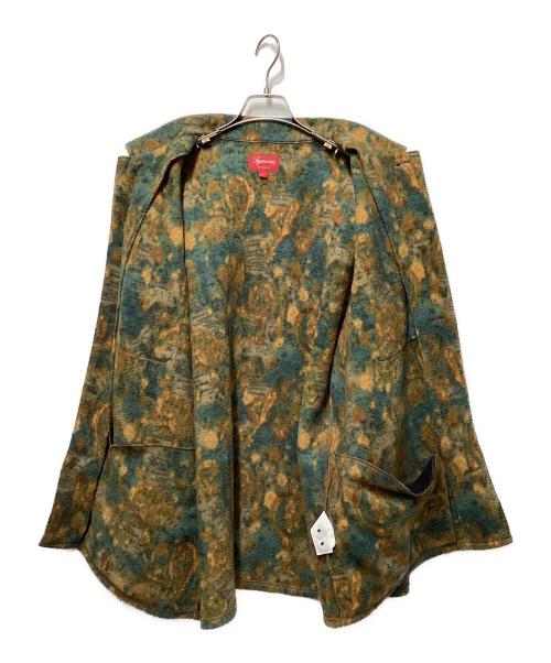 SUPREME（シュプリーム）SUPREME (シュプリーム) paisley fleece shirt オリーブ サイズ:Lの古着・服飾アイテム