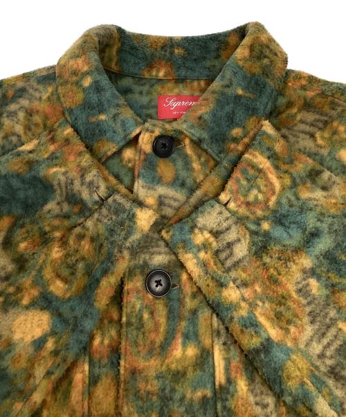 SUPREME（シュプリーム）SUPREME (シュプリーム) paisley fleece shirt オリーブ サイズ:Lの古着・服飾アイテム