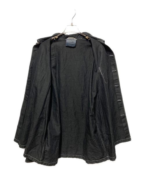 digawel（ディガウェル）digawel (ディガウェル) ガーメントダイステッチシャツ ブラック サイズ:2の古着・服飾アイテム