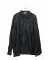 digawel（ディガウェル）の古着「ガーメントダイステッチシャツ」｜ブラック