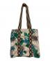 MARNI (マルニ) プリントトートバッグ ホワイト×グリーン：6000円