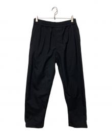 sans limite（サンリミット）の古着「TWトロピカルウールゴムパンツ」｜ブラック