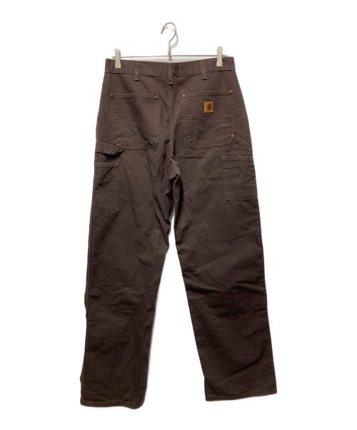 CarHartt（カーハート）CarHartt (カーハート) ダブルニーワークパンツ ブラウン サイズ:W32の古着・服飾アイテム