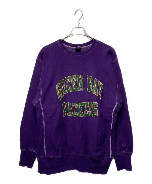 Champion（チャンピオン）Champion (チャンピオン) 90’S リバースウィーブスウェット 後染めパープル サイズ:XLの古着・服飾アイテム