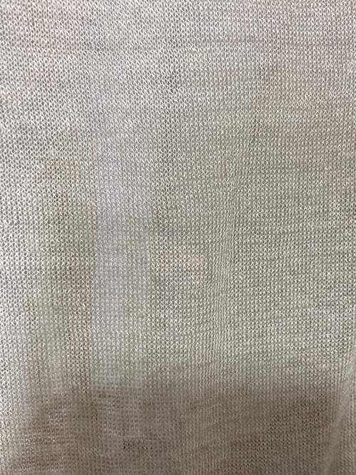 Whim Gazette（ウィムガゼット）Whim Gazette (ウィムガゼット) シアーリネンニットプルオーバー ベージュ サイズ:freeの古着・服飾アイテム