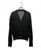 Whim Gazetteウィムガゼット）の古着「シアーリネンカーディガン」｜ブラック