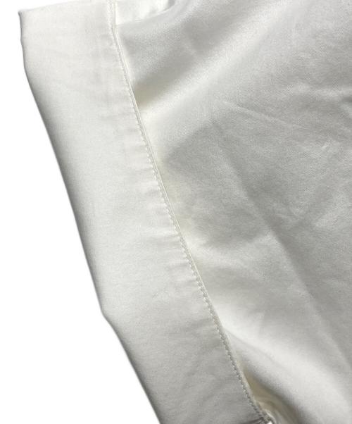 ebure（エブール）ebure (エブール) オーガニックコットンサテンワンピース ホワイト サイズ:38の古着・服飾アイテム