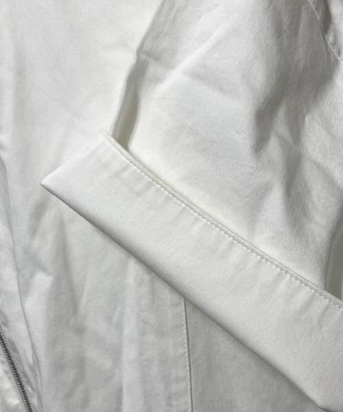 ebure（エブール）ebure (エブール) オーガニックコットンサテンワンピース ホワイト サイズ:38の古着・服飾アイテム