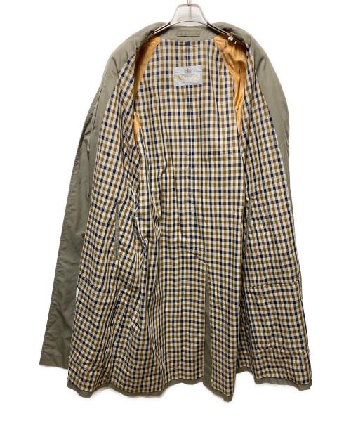 Aquascutum（アクアスキュータム）Aquascutum (アクアスキュータム) AQUA5ステンカラーコート カーキ サイズ:36の古着・服飾アイテム