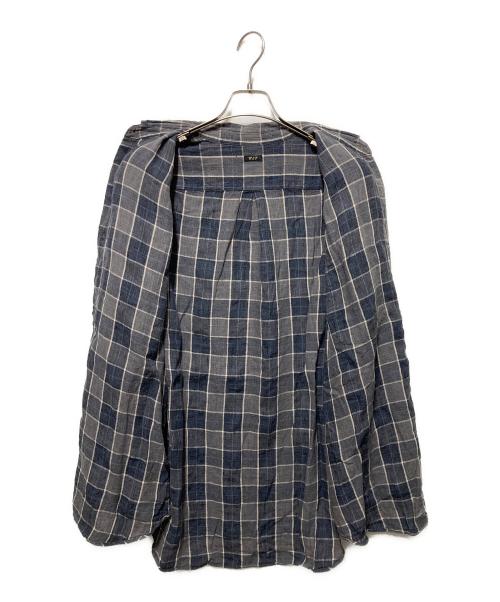 WILD LIFE TAILOR Adam et ROPE（ワイルドライフテーラーアダム エ ロペ）WILD LIFE TAILOR Adam et ROPE (ワイルドライフテーラーアダム エ ロペ) チェックシャツ グレー×ネイビー サイズ:Ｌの古着・服飾アイテム