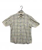 BURBERRY BLACK LABELバーバリーブラックレーベル）の古着「半袖シャツ」｜イエロー