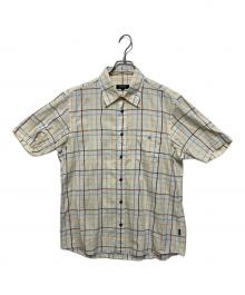 BURBERRY BLACK LABEL（バーバリーブラックレーベル）の古着「半袖シャツ」｜イエロー