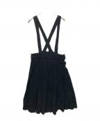 COMME des GARCONSコムデギャルソン）の古着「ウールジャンパースカート」｜ブラック