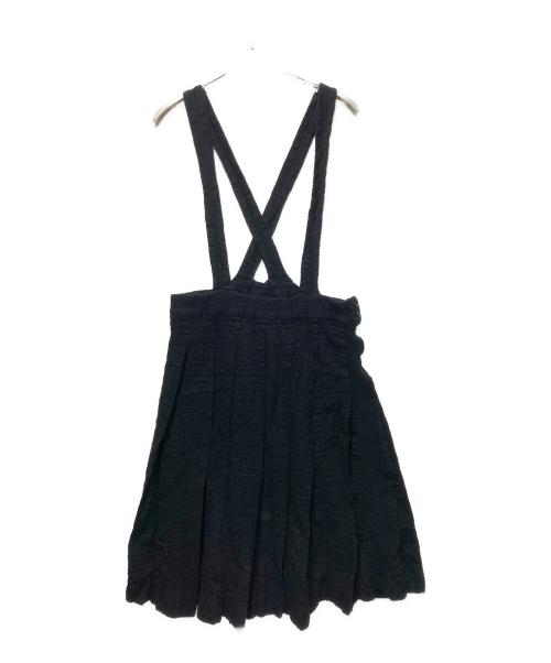 COMME des GARCONS（コムデギャルソン）COMME des GARCONS (コムデギャルソン) ウールジャンパースカート ブラック サイズ:Sの古着・服飾アイテム