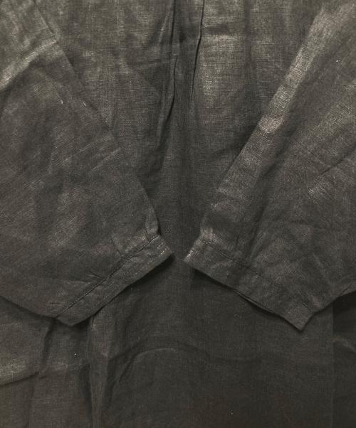 fog linen work（フォグリネンワーク）fog linen work (フォグリネンワーク) リネンワンピース ブラック サイズ:無しの古着・服飾アイテム