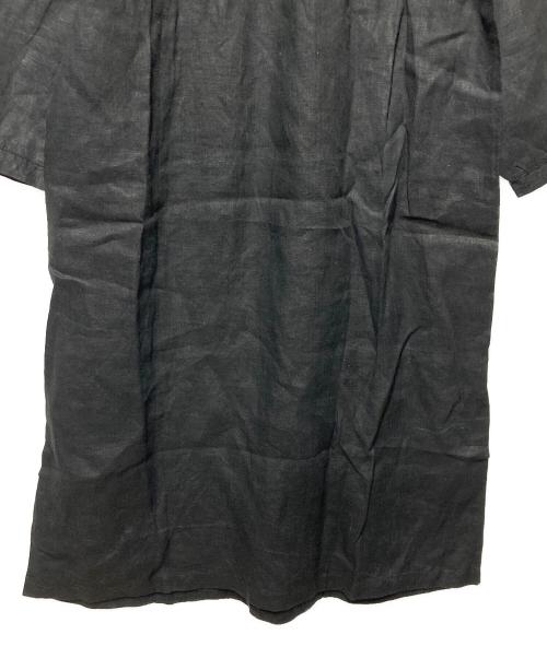 fog linen work（フォグリネンワーク）fog linen work (フォグリネンワーク) リネンワンピース ブラック サイズ:無しの古着・服飾アイテム