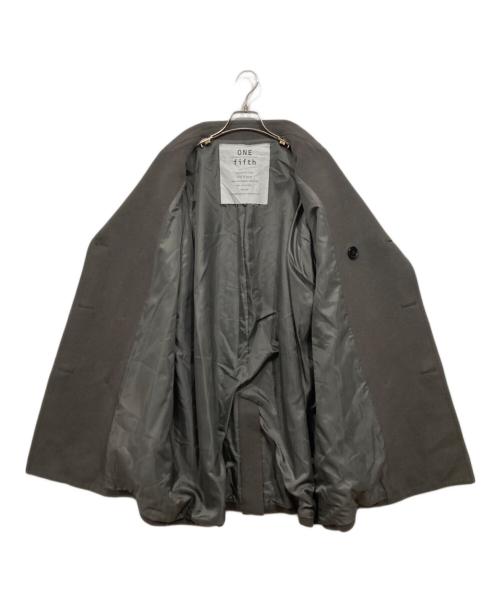 ONE FIFTH（ワンフィフス）ONE FIFTH (ワンフィフス) メルトンハーフコート グレー サイズ:3の古着・服飾アイテム
