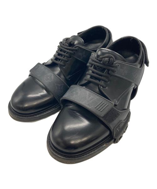 LOUIS VUITTON（ルイ ヴィトン）LOUIS VUITTON (ルイ ヴィトン) ハーネスダービーシューズ ブラック サイズ:8 2/1の古着・服飾アイテム