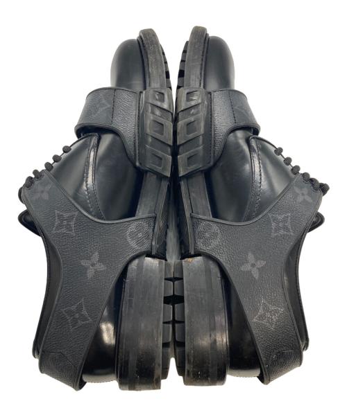 LOUIS VUITTON（ルイ ヴィトン）LOUIS VUITTON (ルイ ヴィトン) ハーネスダービーシューズ ブラック サイズ:8 2/1の古着・服飾アイテム