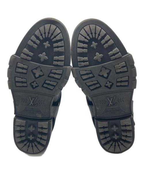 LOUIS VUITTON（ルイ ヴィトン）LOUIS VUITTON (ルイ ヴィトン) ハーネスダービーシューズ ブラック サイズ:8 2/1の古着・服飾アイテム