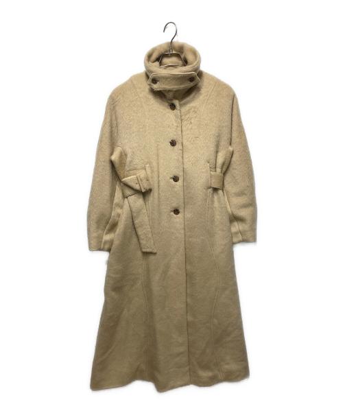 Eaphi（エフィ）Eaphi (エフィ) eaphi wave design shaggy long coat サンドベージュ サイズ:Sの古着・服飾アイテム