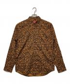 SUPREMEシュプリーム）の古着「Leopard Shirt」｜ブラック×オレンジ