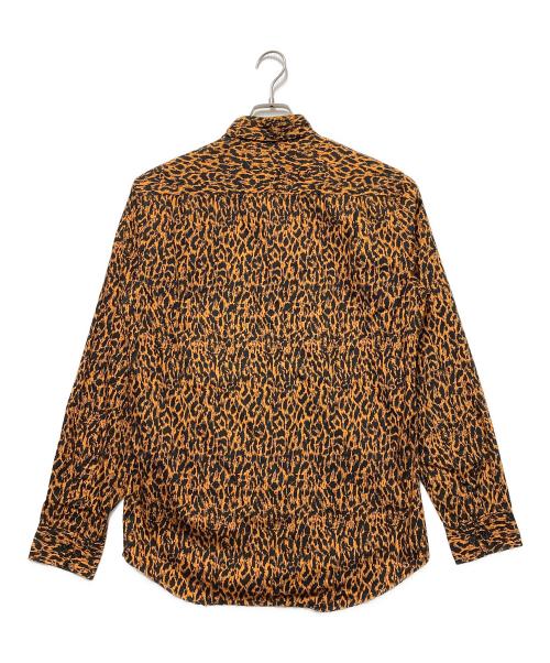 SUPREME（シュプリーム）SUPREME (シュプリーム) Leopard Shirt ブラック×オレンジ サイズ:Mの古着・服飾アイテム