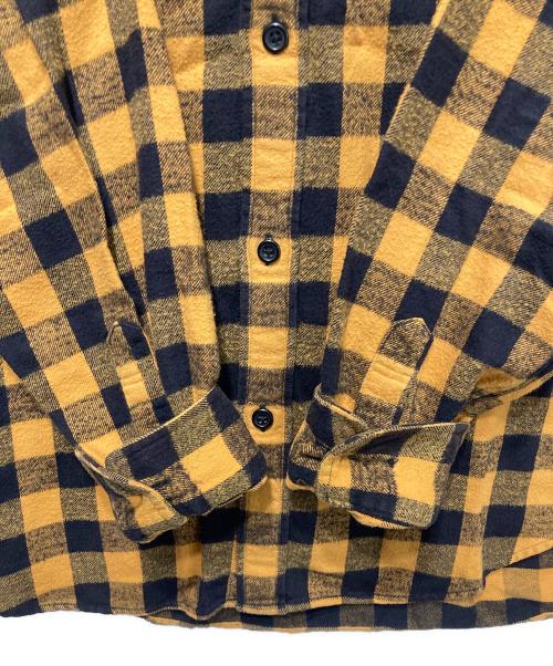 SUPREME（シュプリーム）SUPREME (シュプリーム) Small Buffalo Flannel Shirt イエロー サイズ:Lの古着・服飾アイテム